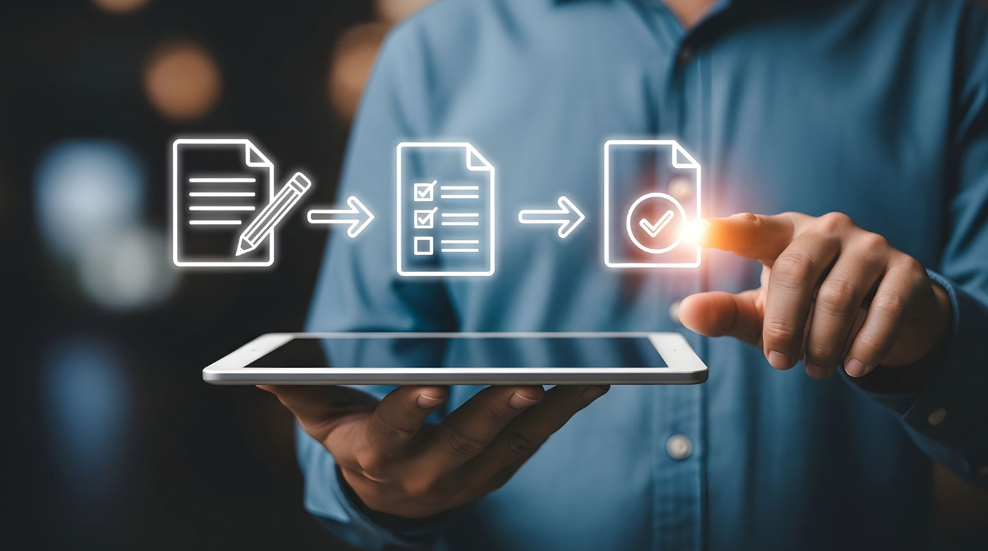 Infographie comparant les avantages de la LRE versus le courrier recommandé traditionnel